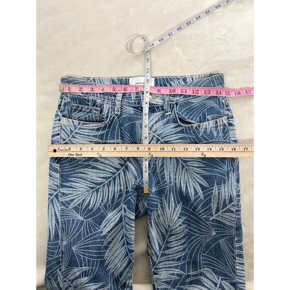 Current/Elliot The Stiletto Wily Palm Leaf Skinny Jeans 25 Everyday Casual - Picture 7 of 9